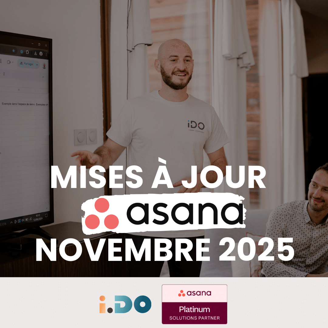Mises &agrave; jour Asana de novembre 2025