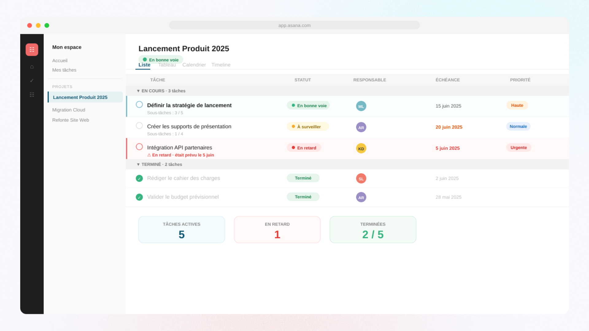 SOLUTIONS - Gestions de projets et de taches _ Une visibilit&eacute; temps r&eacute;el sur l'avancement