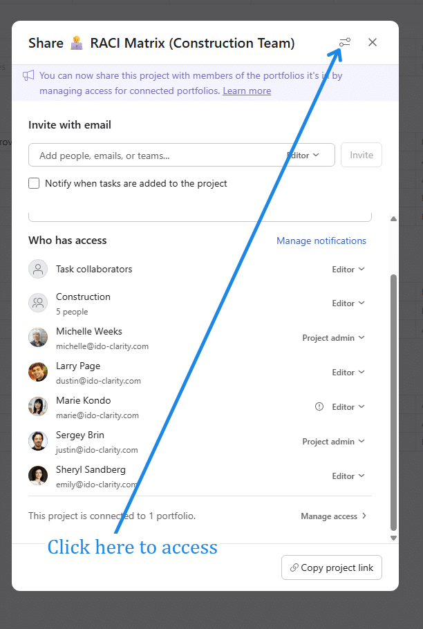 Projects Permissions