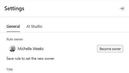 AI Studio rules