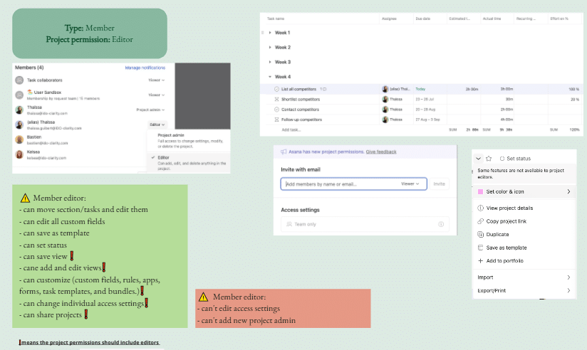 The Project Editor